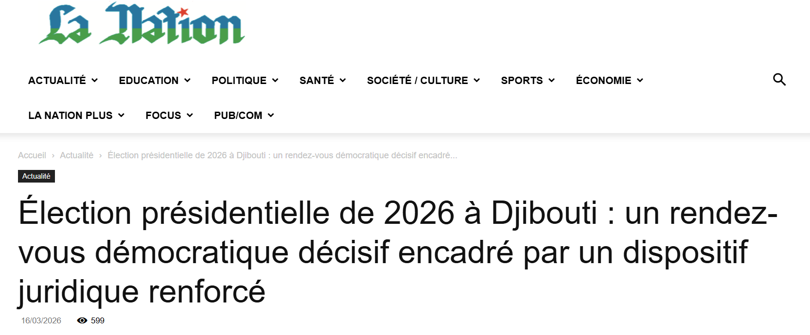 À Djibouti, le pouvoir écrit la démocratie comme on maquille un fait accompli